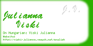 julianna viski business card